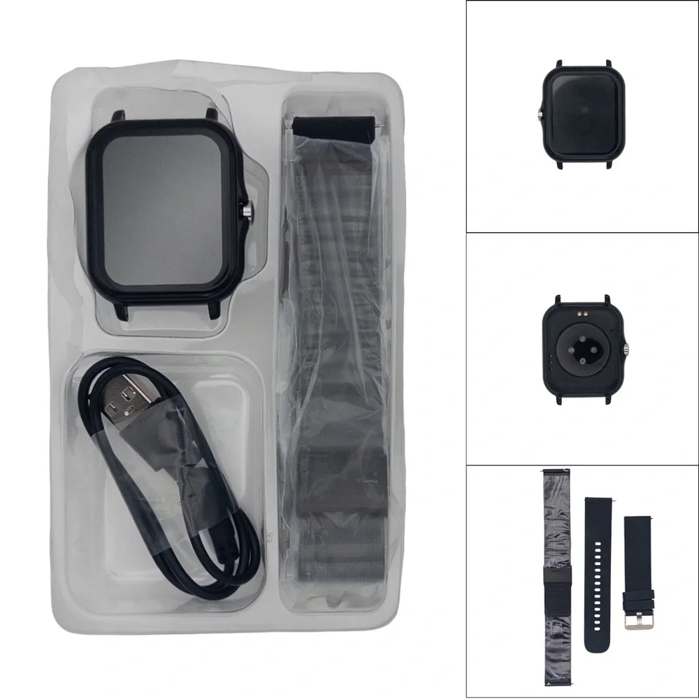 New Smartwatch Rose Gold Gold Black Fitness Tracker Watch - Picture 4 of 13